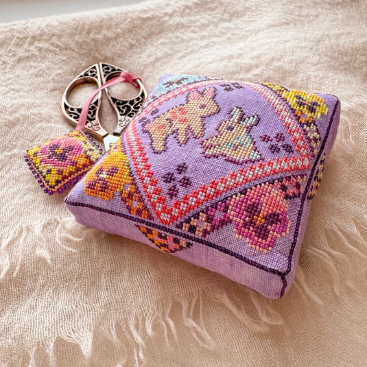 Pansy Picnic - Cross Stitch Pattern