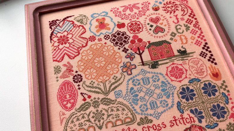 I Like Cross Stitch - Cross Stitch Pattern, different perspective #1, zoomed in. Select this picture to zoom back out.
