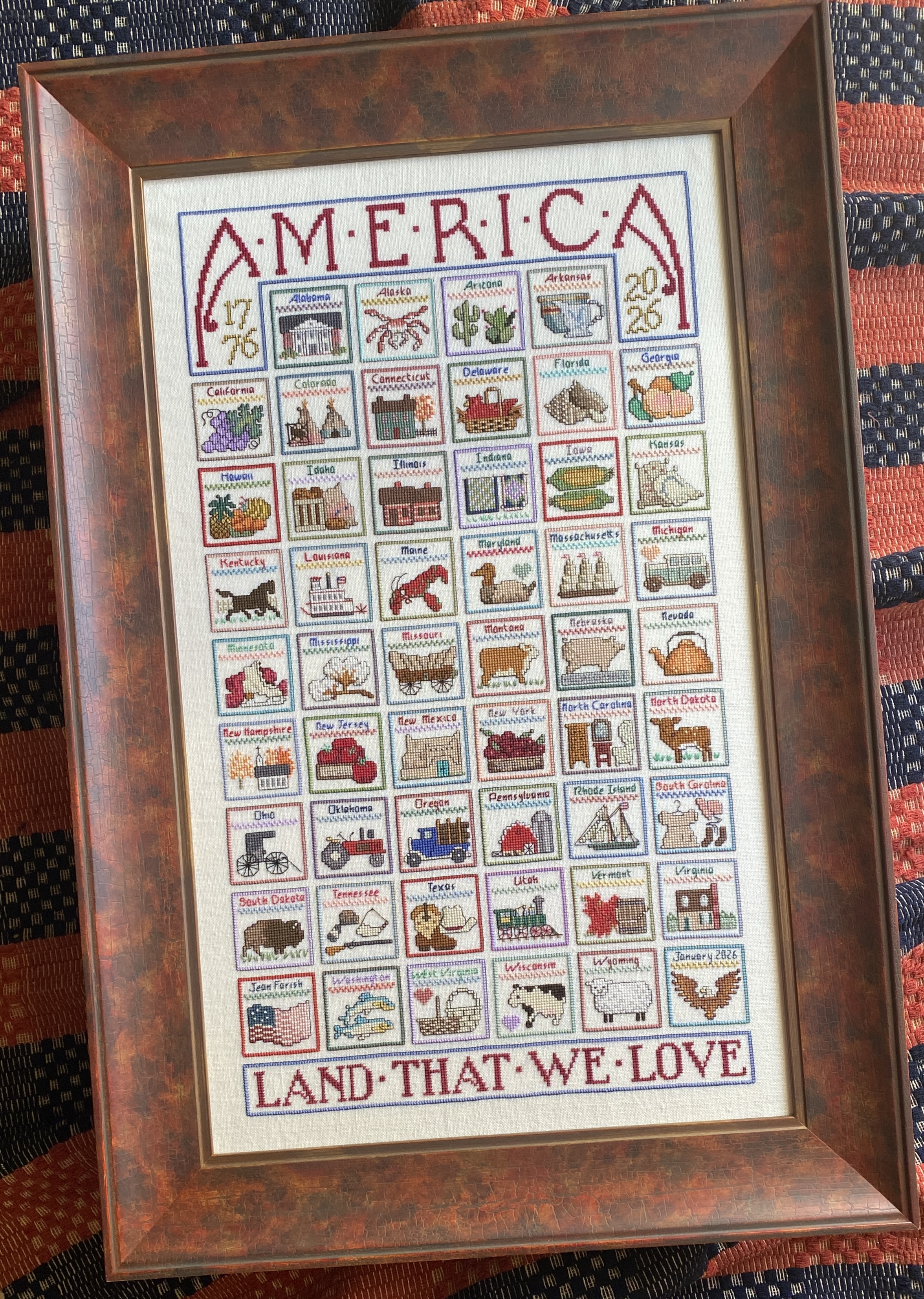 America Land That We Love Special Edition - Cross Stitch