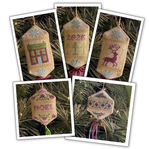 Sampler Ornaments - Christmas Cross Stitch Pattern