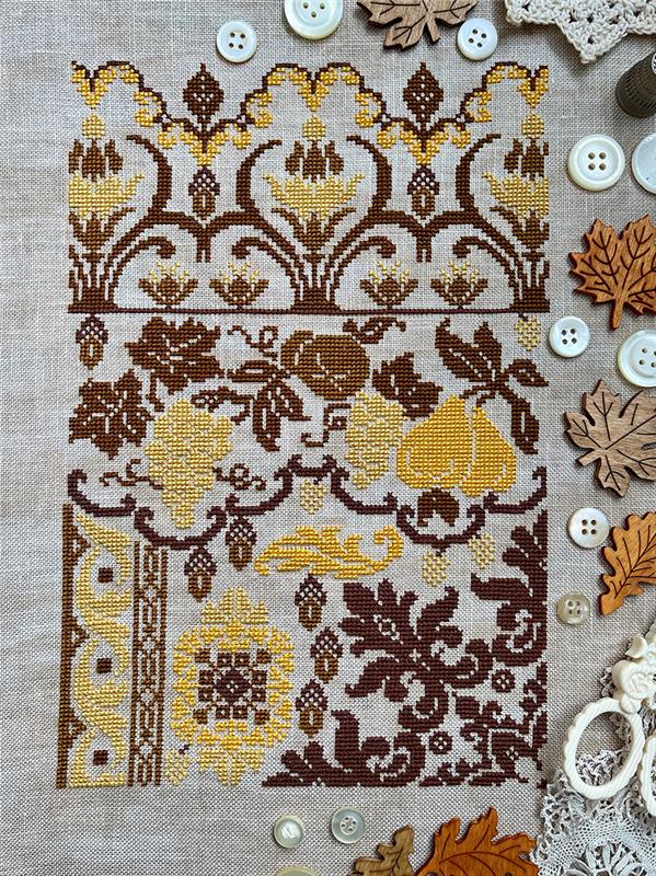 Seasons in Lace - Fall - Cross Stitch Pattern