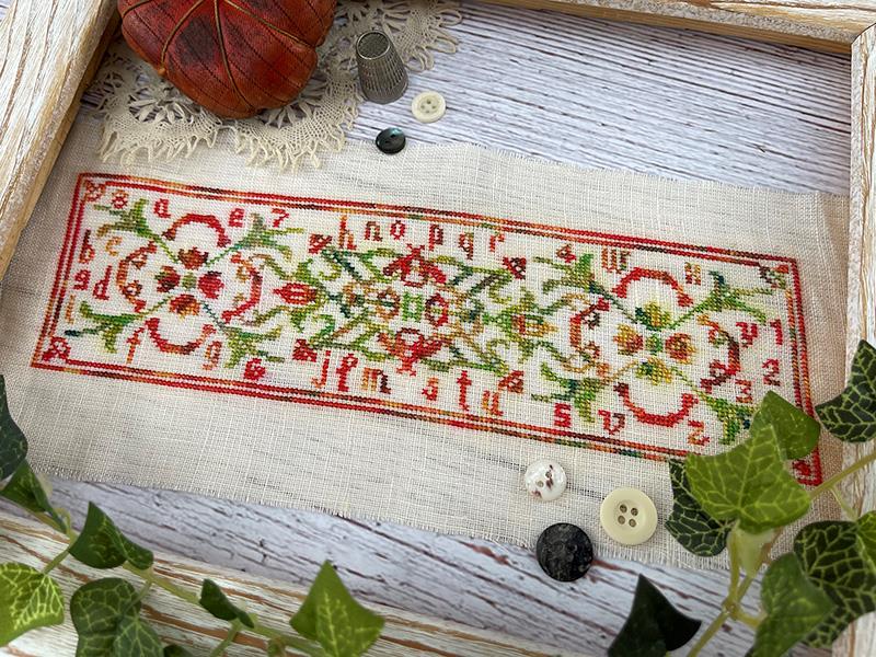 Filigree in Rose - Cross Stitch Pattern