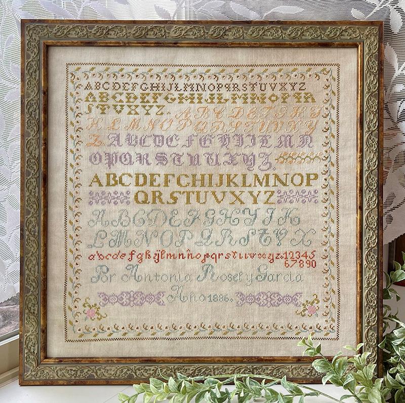 Antonia Rosel y Garcia 1886 - Cross Stitch Pattern
