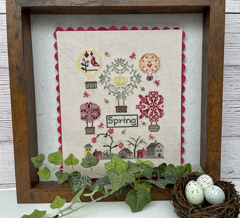 Carolyn's Balloons - Spring - Cross Stitch Pattern