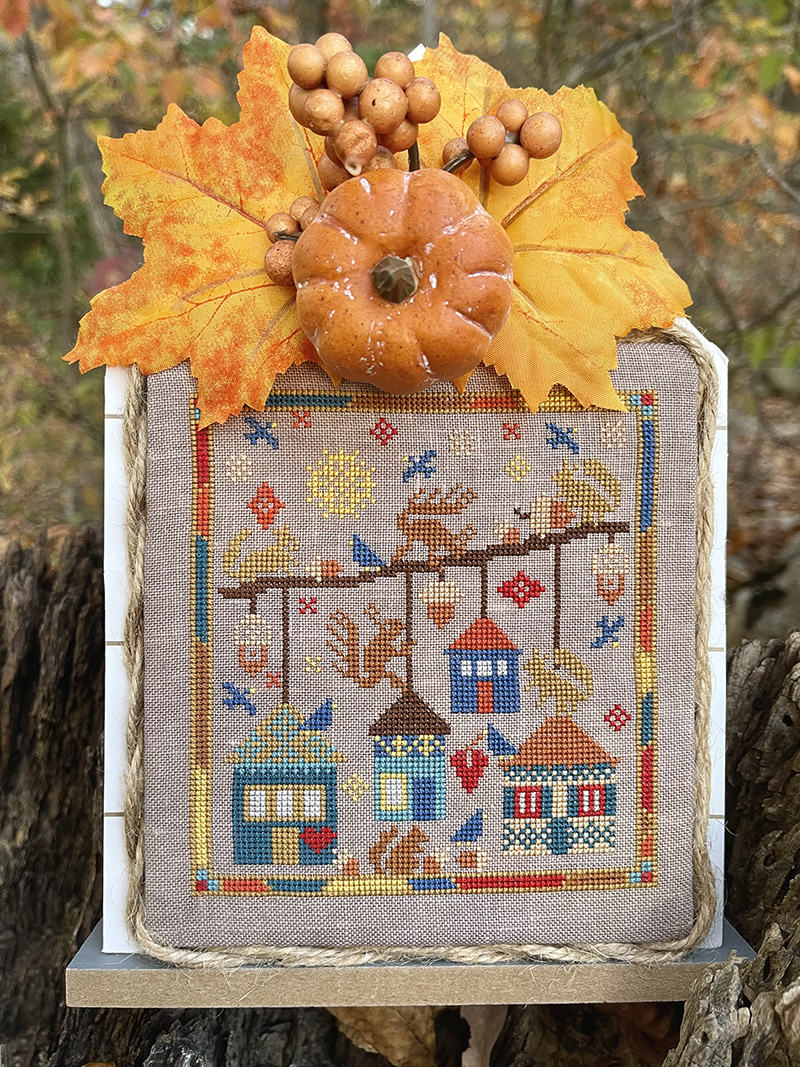 Fall Cottages - Cross Stitch Pattern