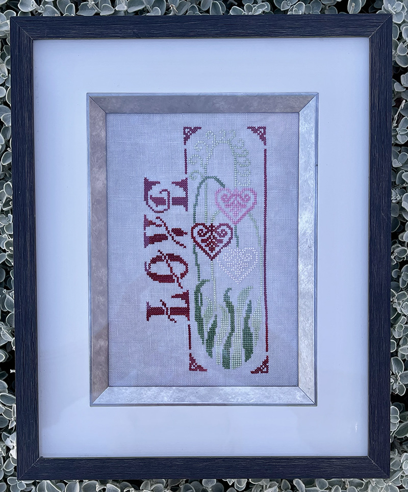 Hearts Grow with Love - Valentine Cross Stitch Pattern