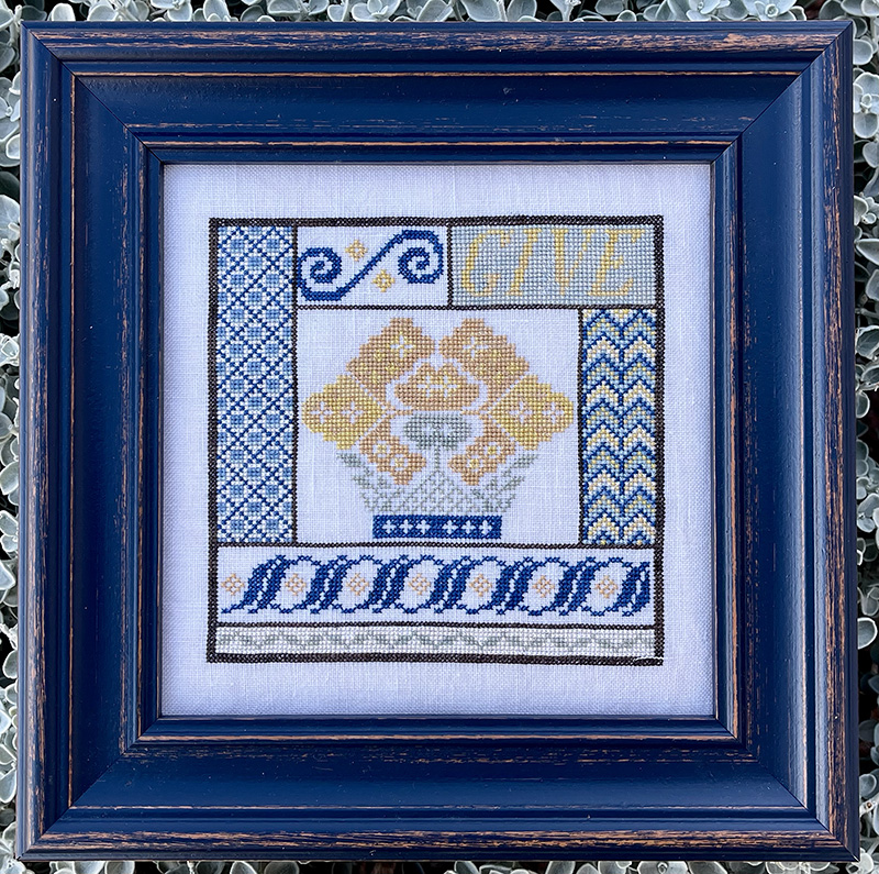 Four Letter Words - Give - Cross Stitch Pattern