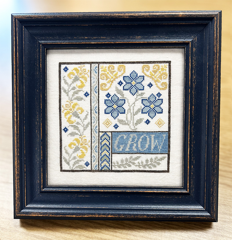Four Letter Words - Grow - Cross Stitch Pattern
