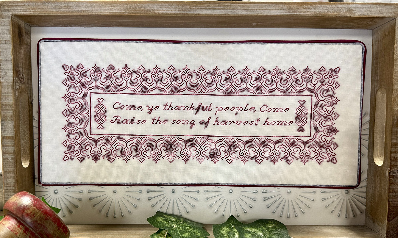 Raise The Song - Thanksgiving Cross Stitch Pattern