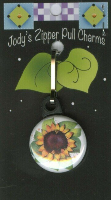 Sunflower - Zipper Pull Charm