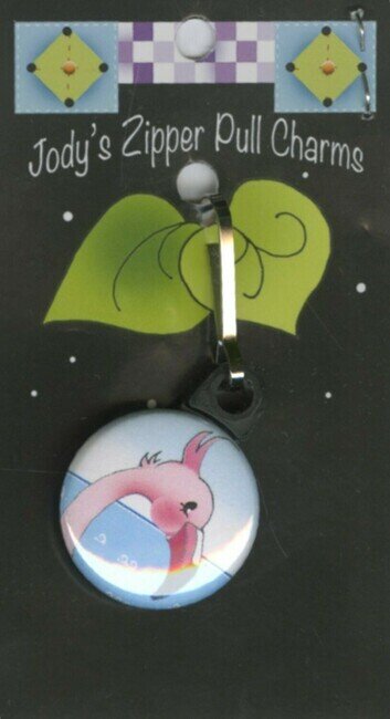 Flamingo - Zipper Pull Charm