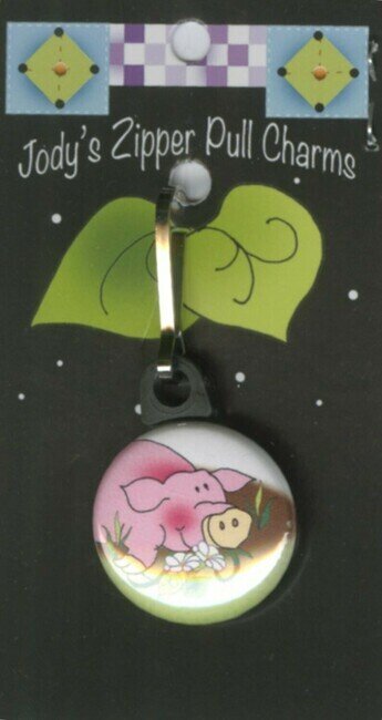 Piggy - Zipper Pull Charm
