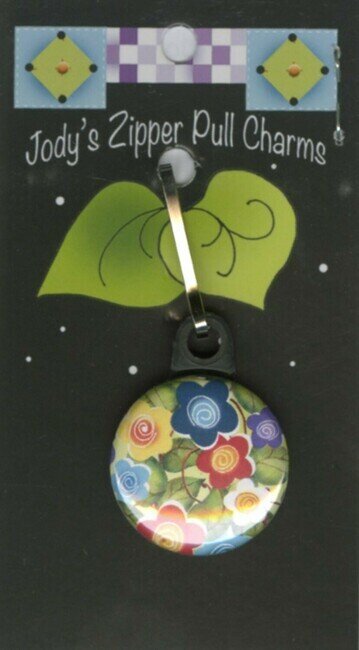 Floral - Zipper Pull Charm