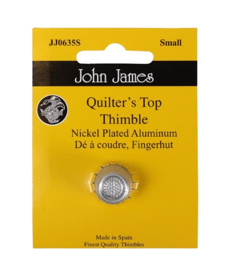 Quilters Top Aluminum Thimble Small