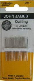 Quilting Hand Needles Size 7