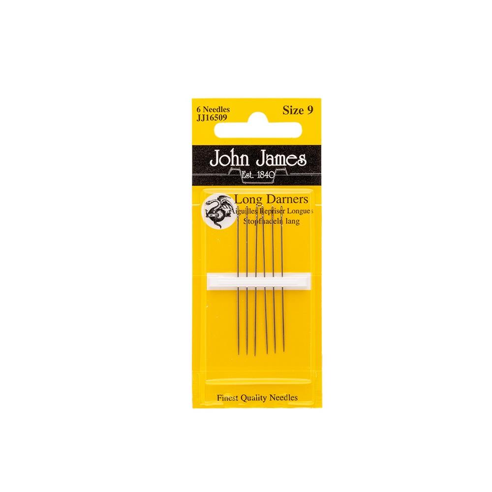 John James Long Darners Needle Size 9