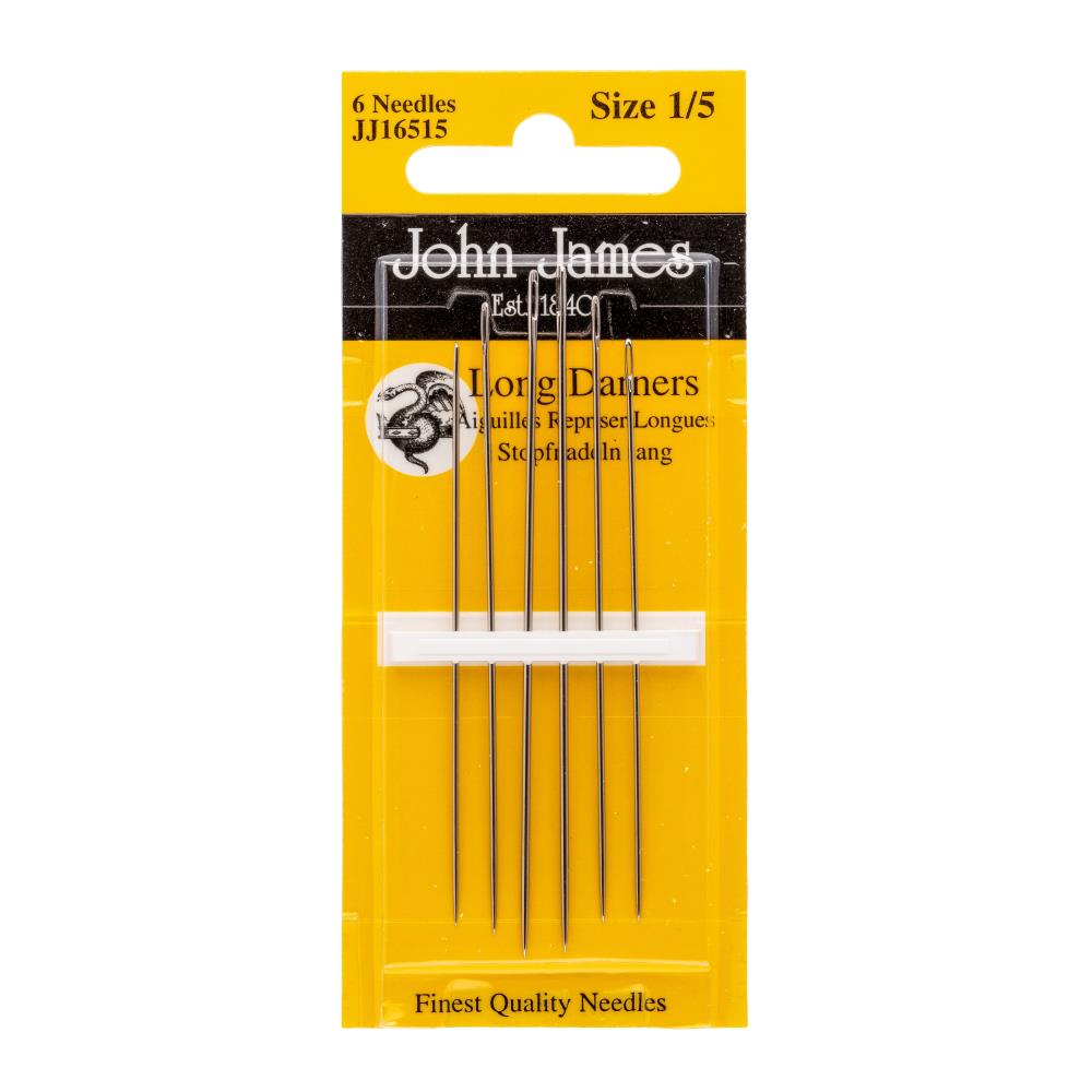 Long Darners Hand Needles Assorted Sizes 1-5