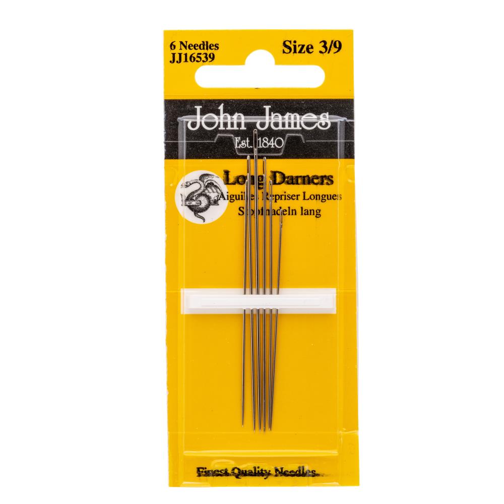 Long Darners Hand Needles Assorted Sizes 3-9