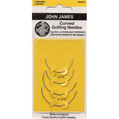 4 Curved Quilting Needles