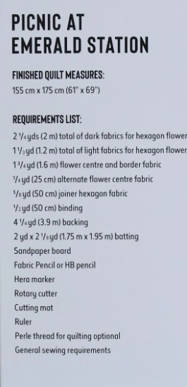 Picnic At Emerald Station - Quilt Pattern