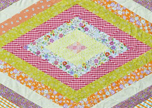 Postcard Project #17 60 Degree Diamond - Quilt Pattern