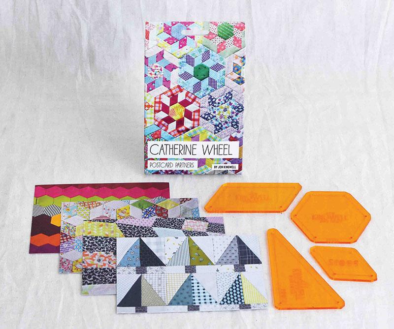 Postcard Partner Catherine Wheel - Quilt Pattern