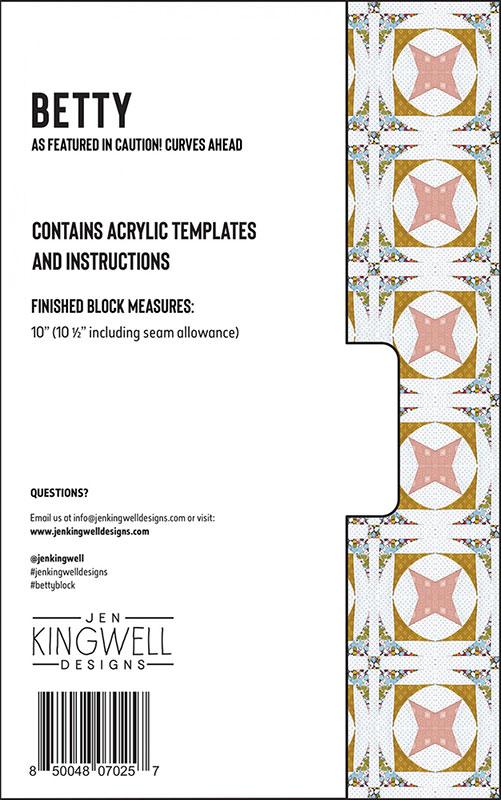 Betty Tempter Quilt Template