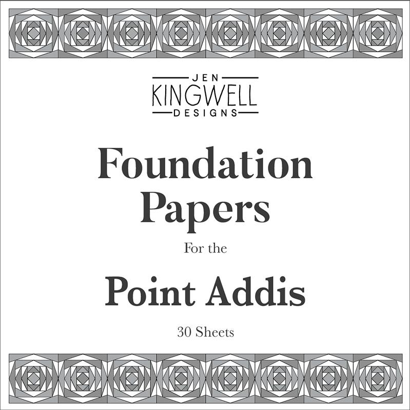 Point Addis Quilt Block for Foundation Paper Piecing