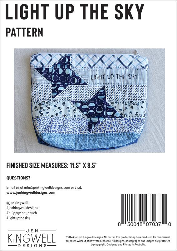 Quippy Zippy Pouch - Quilt Pattern 