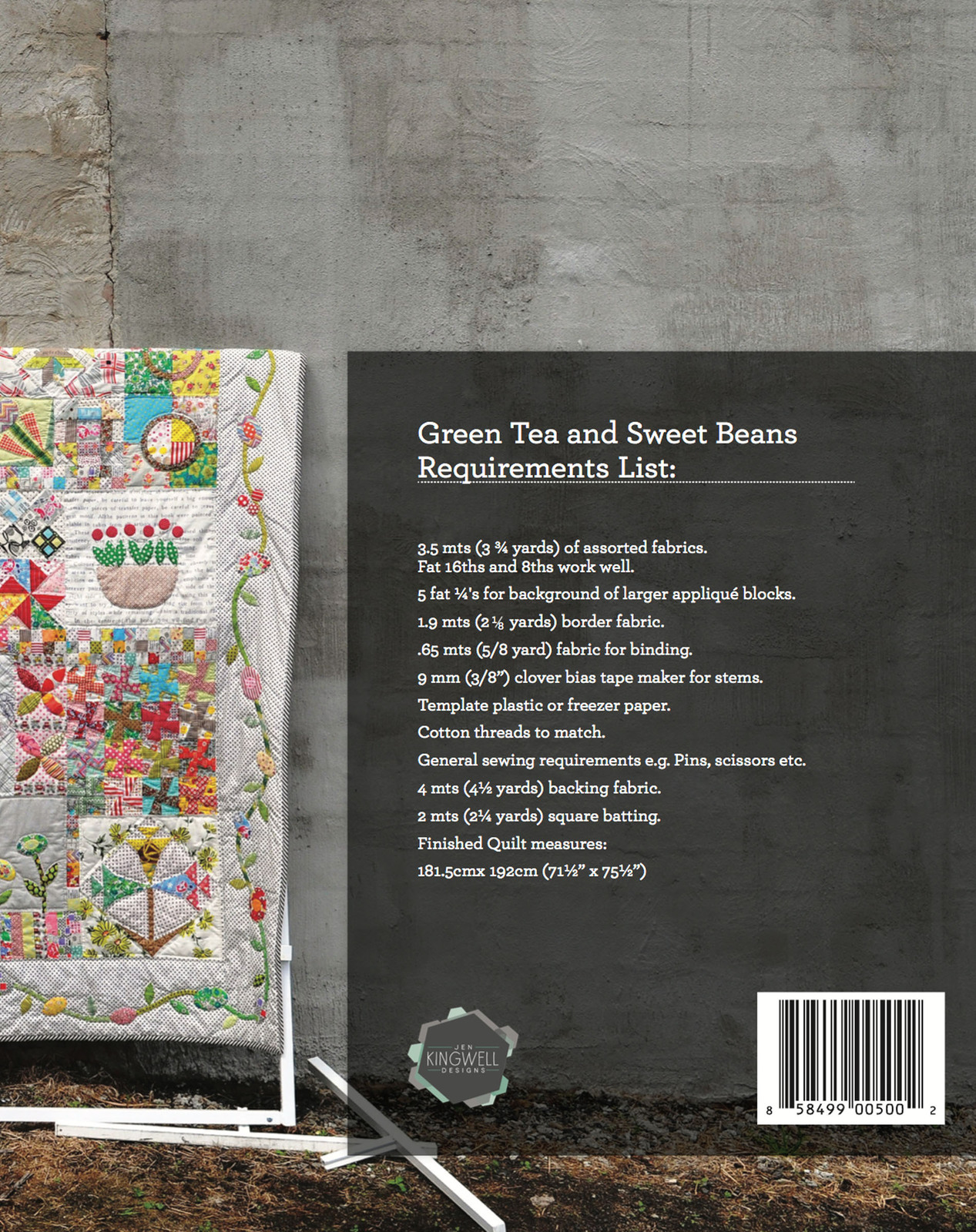 Green Tea And Sweet Beans - Quilt Pattern