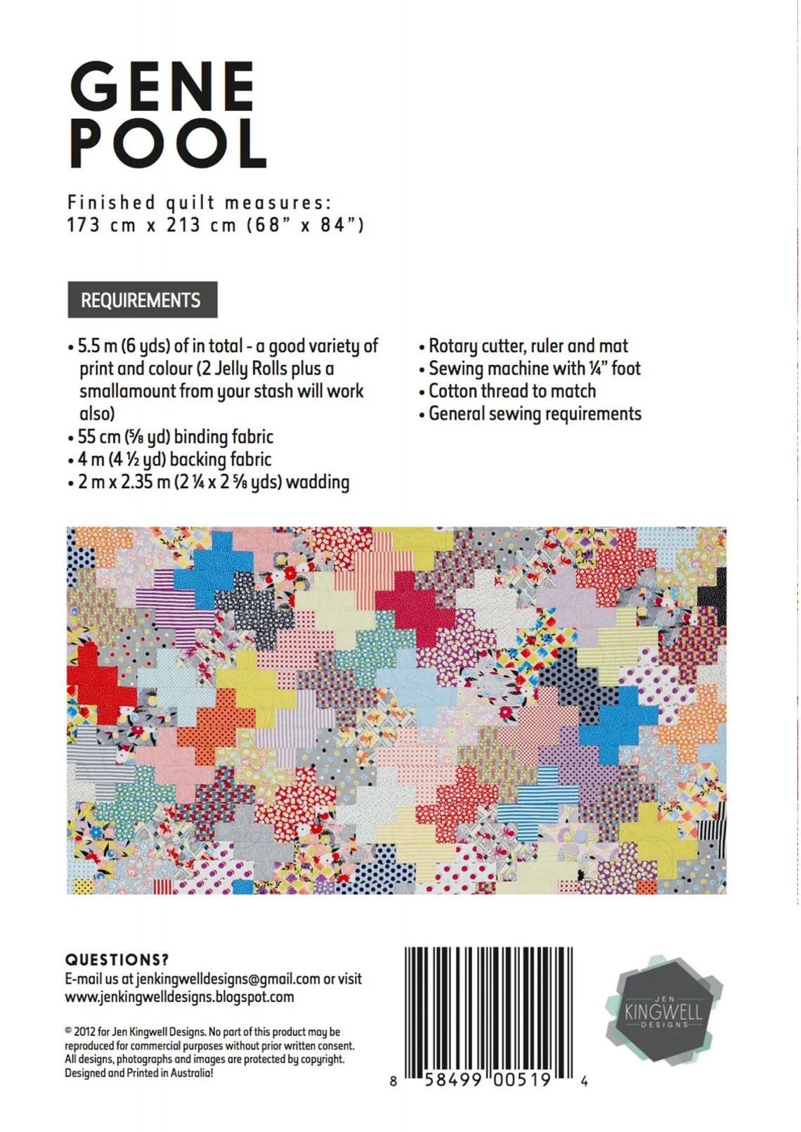 Gene Pool - Quilt Pattern