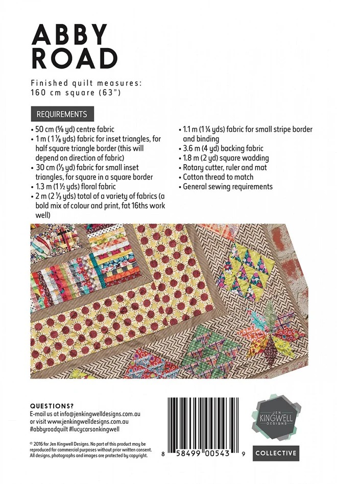 Abby Road - Quilt Pattern