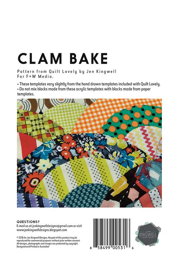 Clam Bake Quilt Template