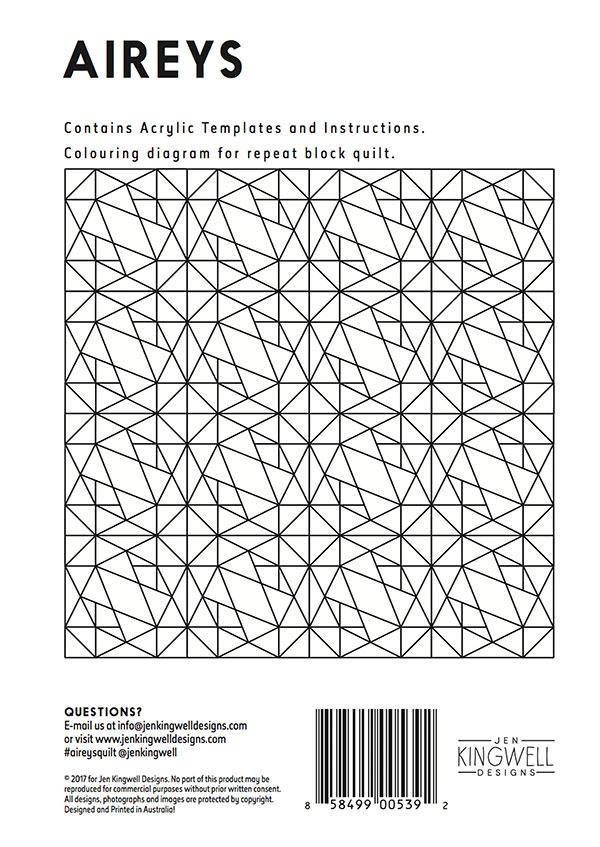 Aireys Tempter Quilt Templates