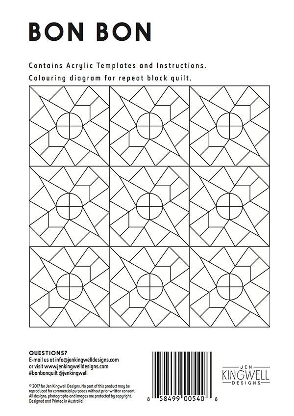 Bon Bon Tempter Quilt Templates