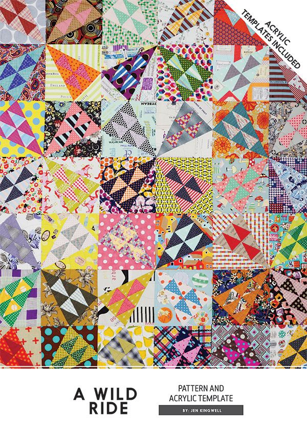 A Wild Ride W/Template - Quilt Pattern