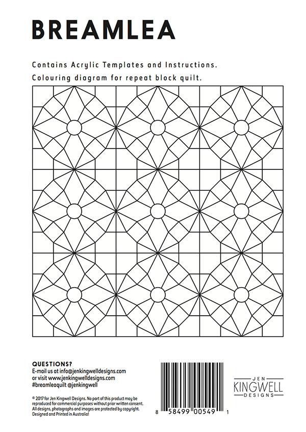 Breamlea Tempter Quilt Templates
