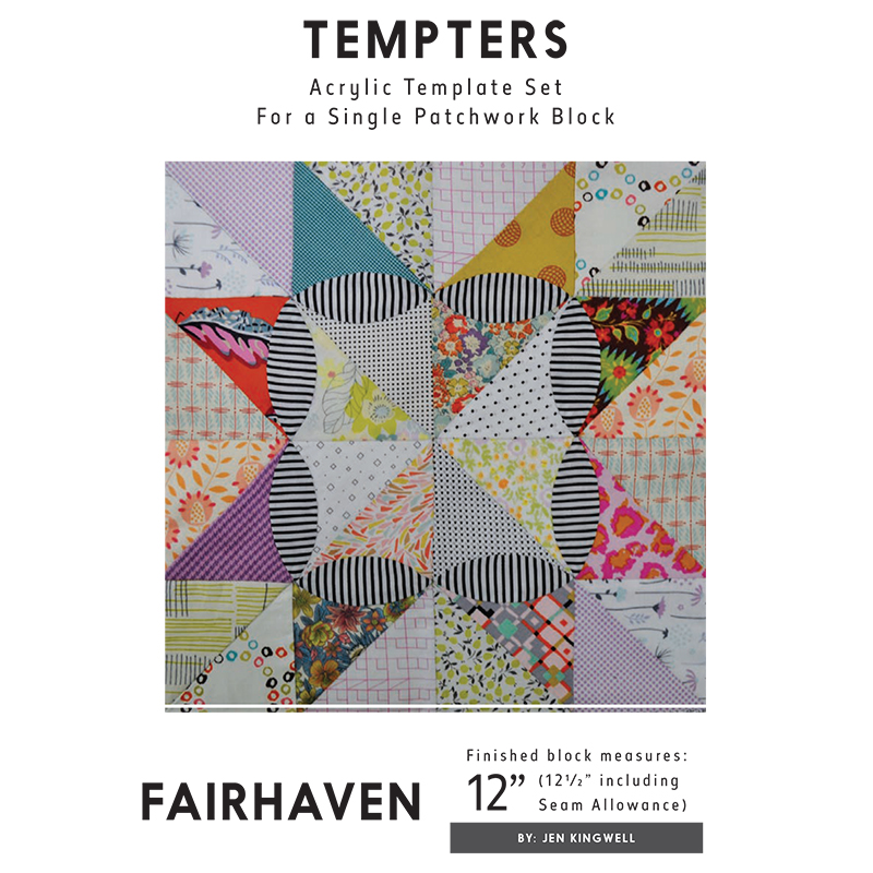 Fairhaven Tempter Quilt Templates