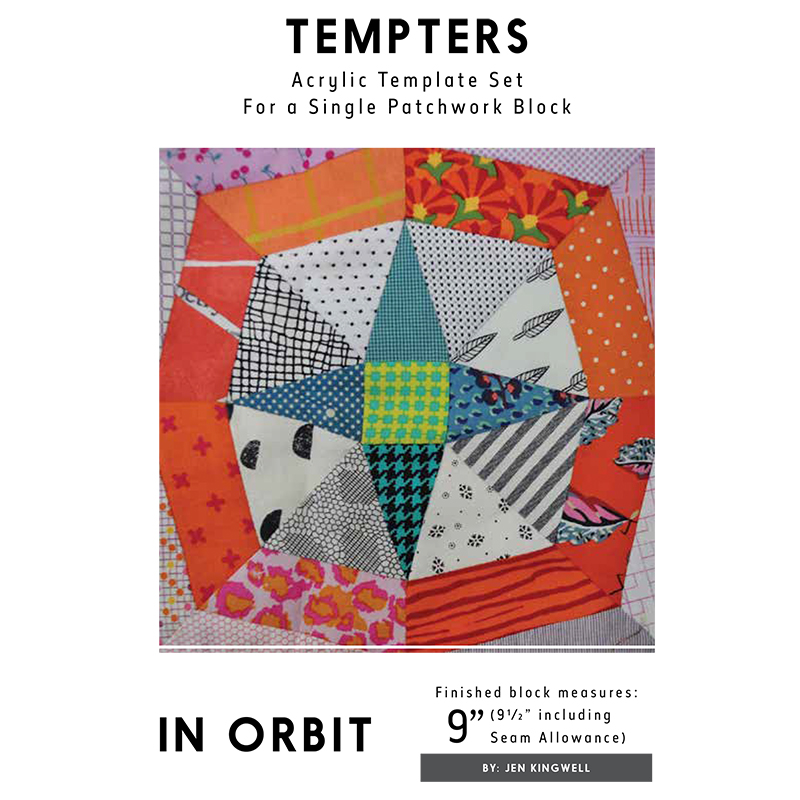 In Orbit Tempter Quilt Templates
