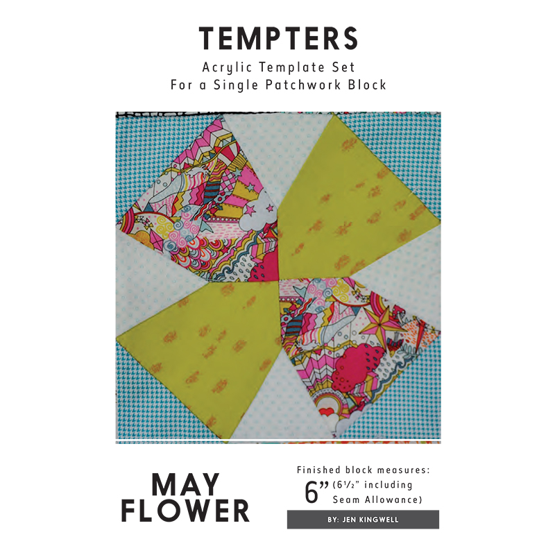 May Flower Tempter Quilt Templates