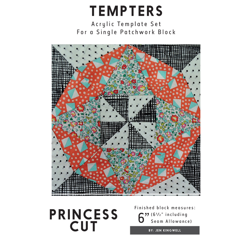 Princess Cut Tempter Quilt Templates