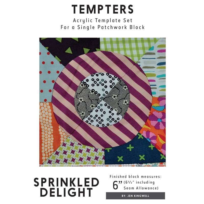 Sprinkled Delight Tempter Quilt Block Template