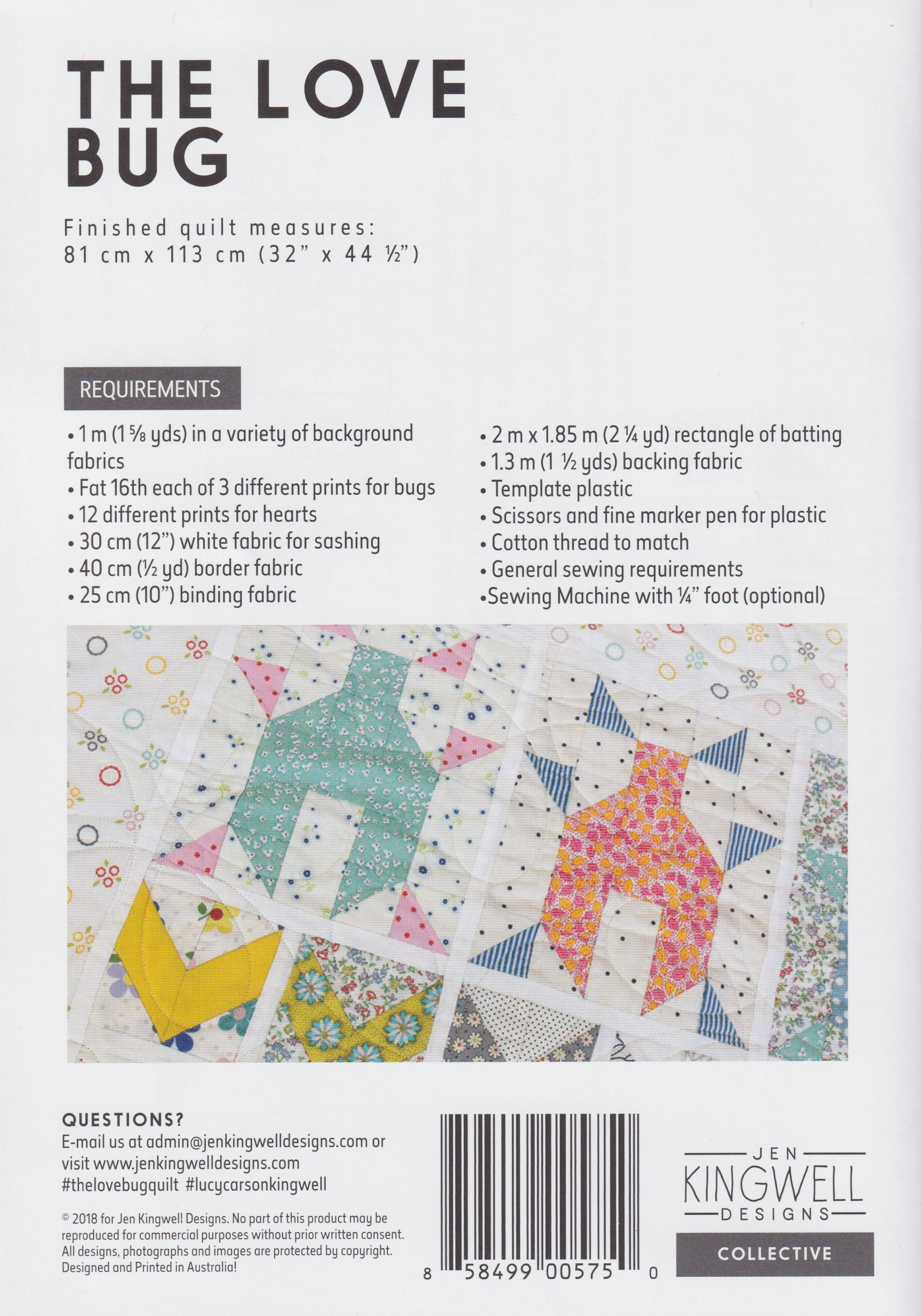 The Love Bug - Quilt Pattern