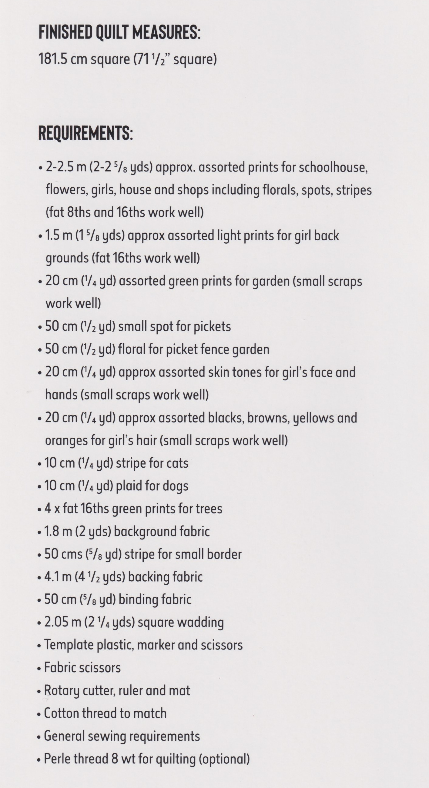 Girl Next Door - Quilt Pattern