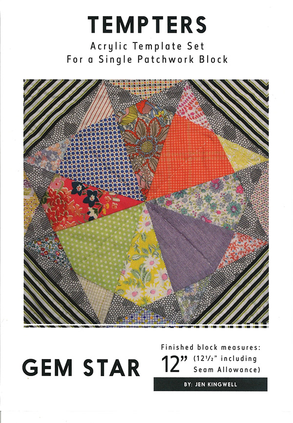 Gem Star Tempter Quilt Templates