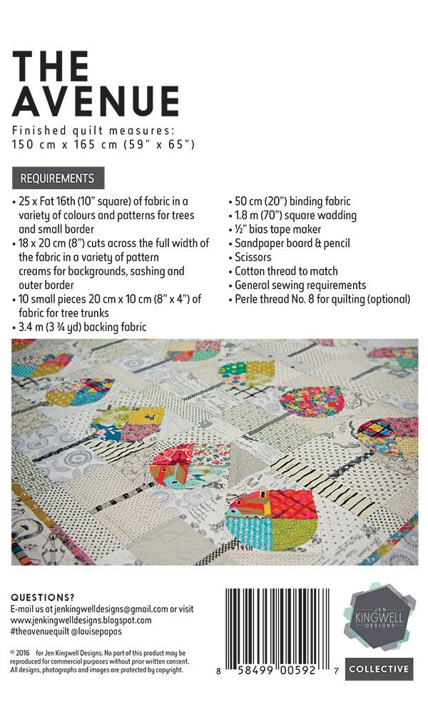 The Avenue W/Template - Quilt Pattern