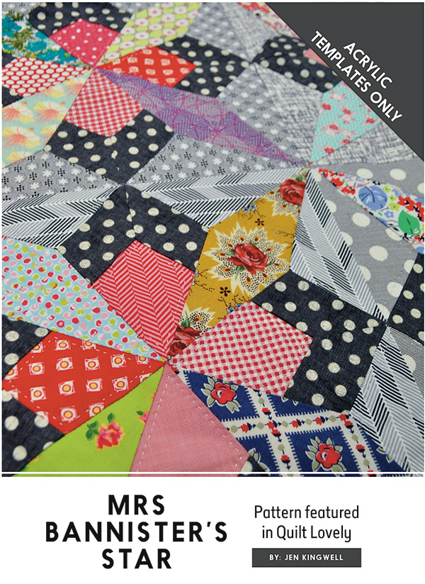 Mrs Bannisters Star Quilt Template