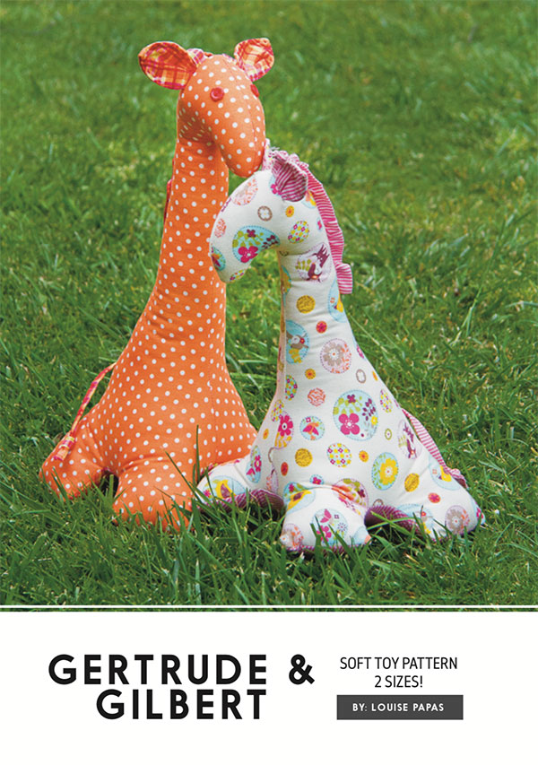 Gertrude and Gilbert Stuffed Toy - Quilt Pattern