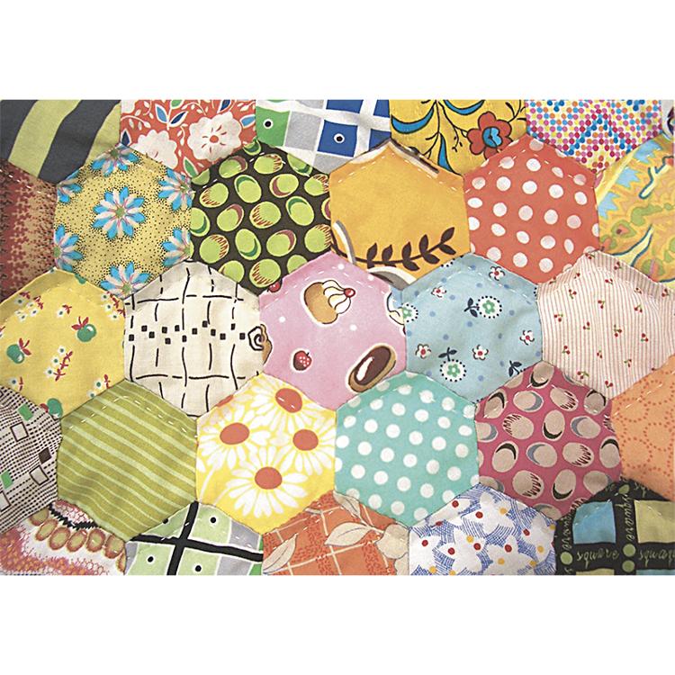 Postcard Project Piecing Template - One Inch Hex