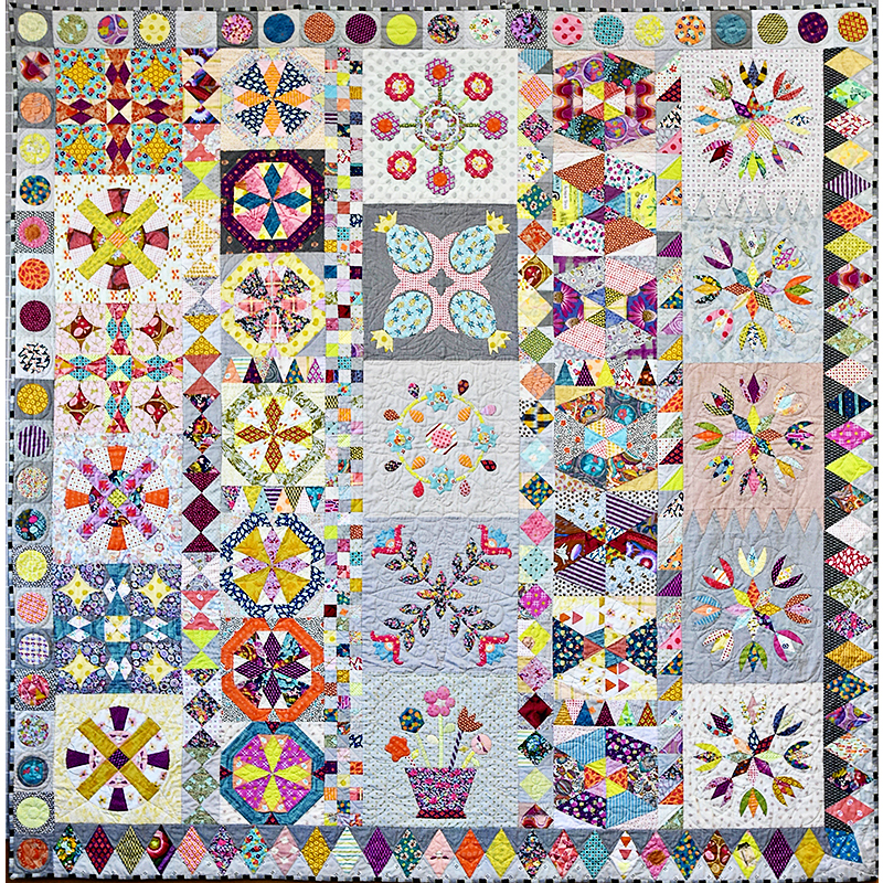 Golden Days Quilt Template